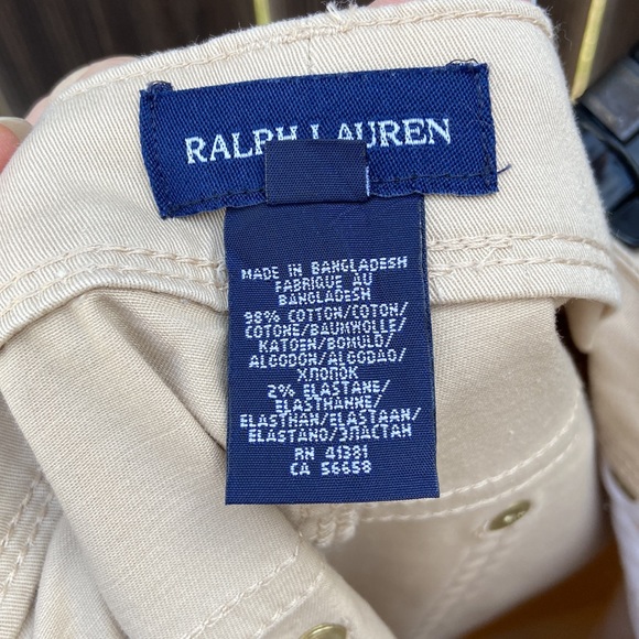 B1G2F 🚨 Ralph Lauren khaki pant with logo on pocket - Picture 7 of 9